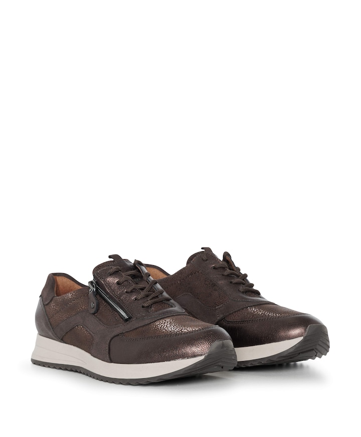 Vicky  dames sneakers bruin