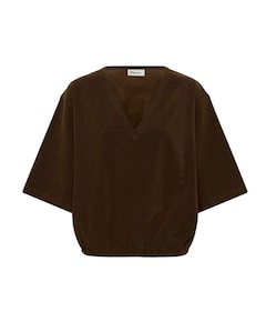 Dames T-shirt bruin