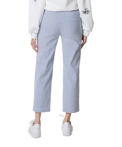 Scarlet Wide Leg 6/8 dames broek blauw