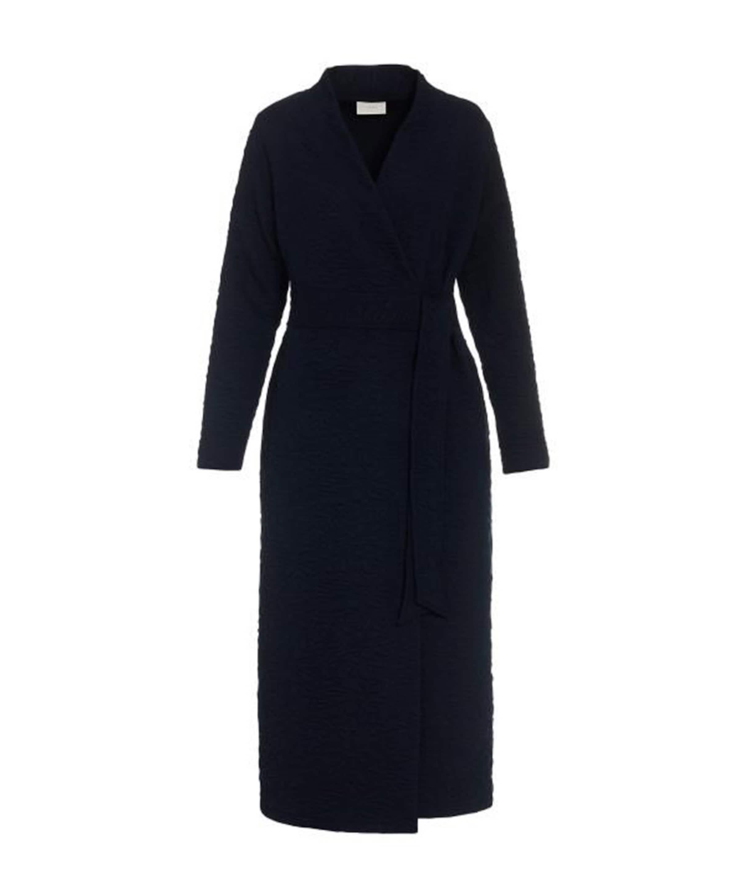 Dames ochtendjas blauw