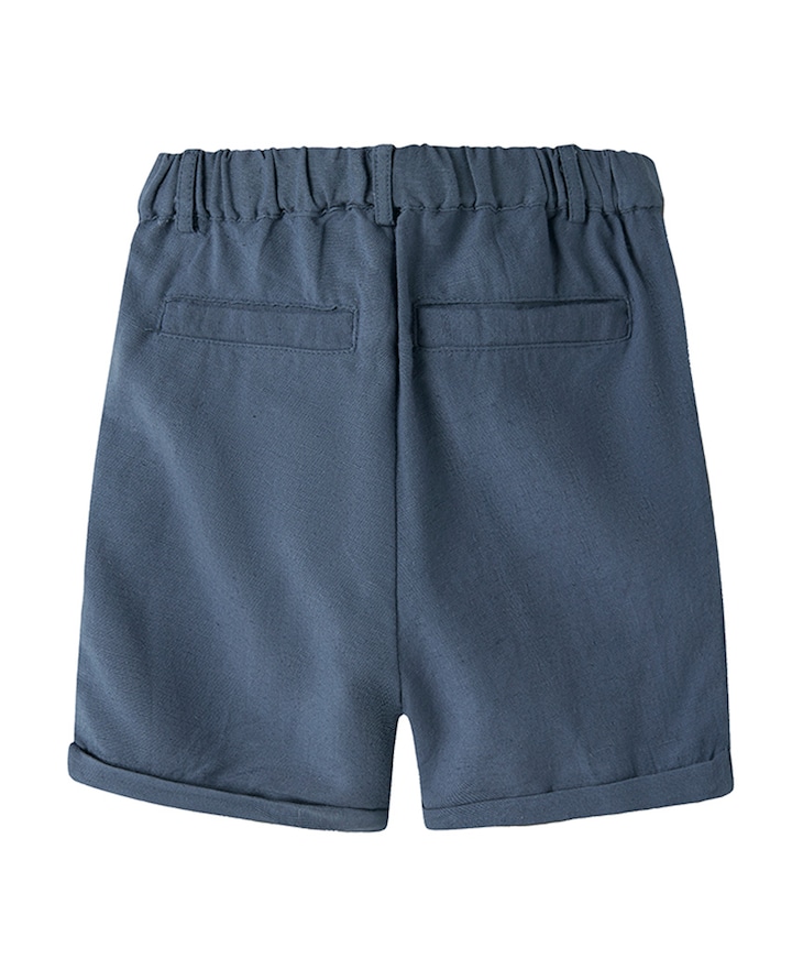 NMMFAHER SHORTS jongens korte broek blauw