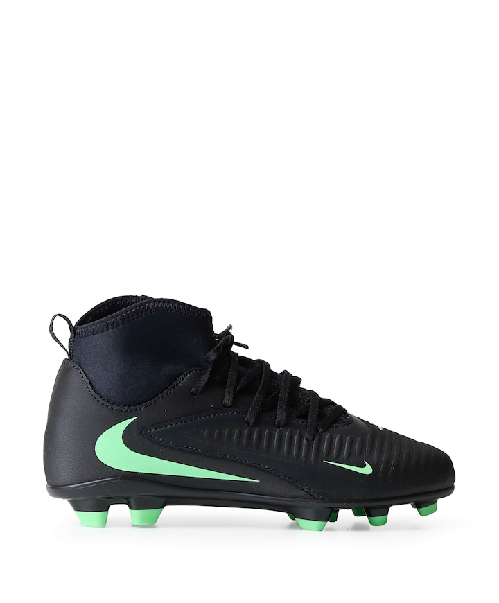 Jr Phantom 6 High Club Fg/mg jongens voetbalschoenen zwart