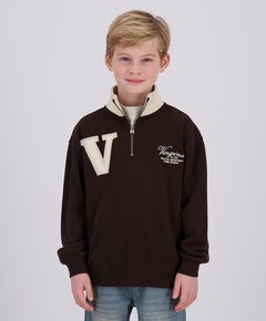 Jongens sweater bruin