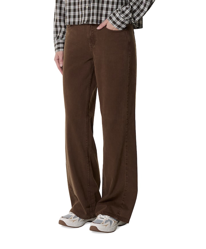 Claudette tencel twill L33 dames jeans bruin