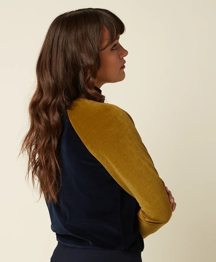 Dames vest blauw
