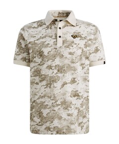Heren polo ecru