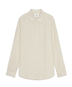 Overhemd lange mouw beige