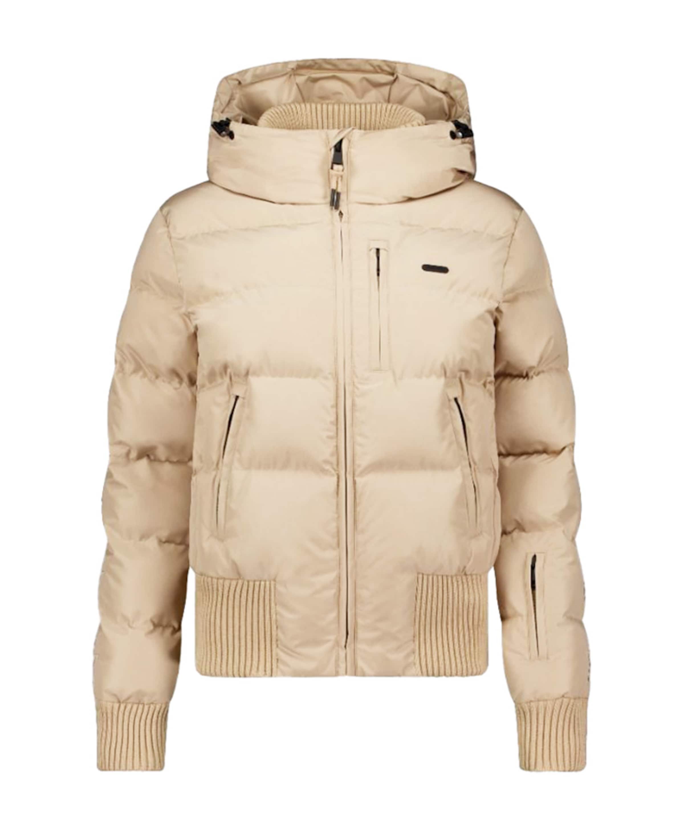 Dames ski-jas beige
