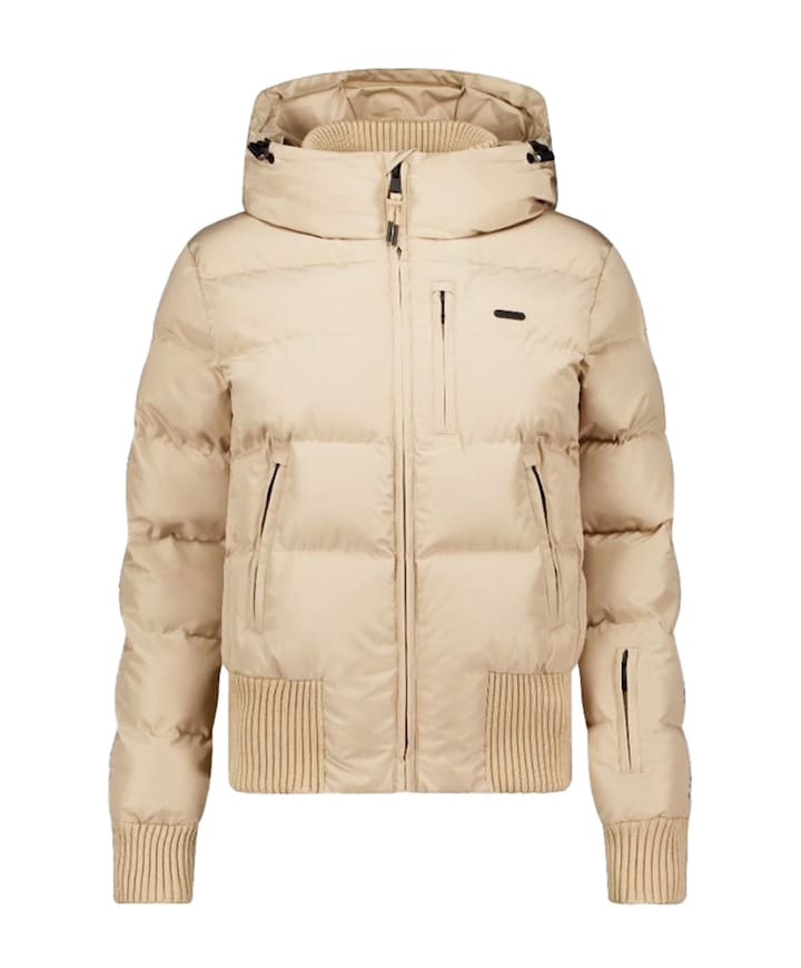 Dames ski-jas beige