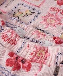 NKFJAMSAS WIDE meisjes broek roze