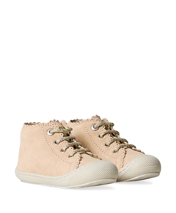 Naturino cottins meisjes veterschoenen beige