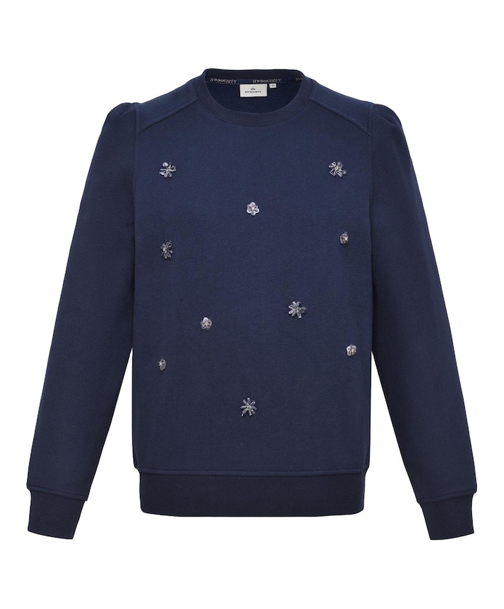 Dames sweater blauw