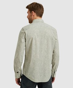 Heren overhemd lange mouw ecru