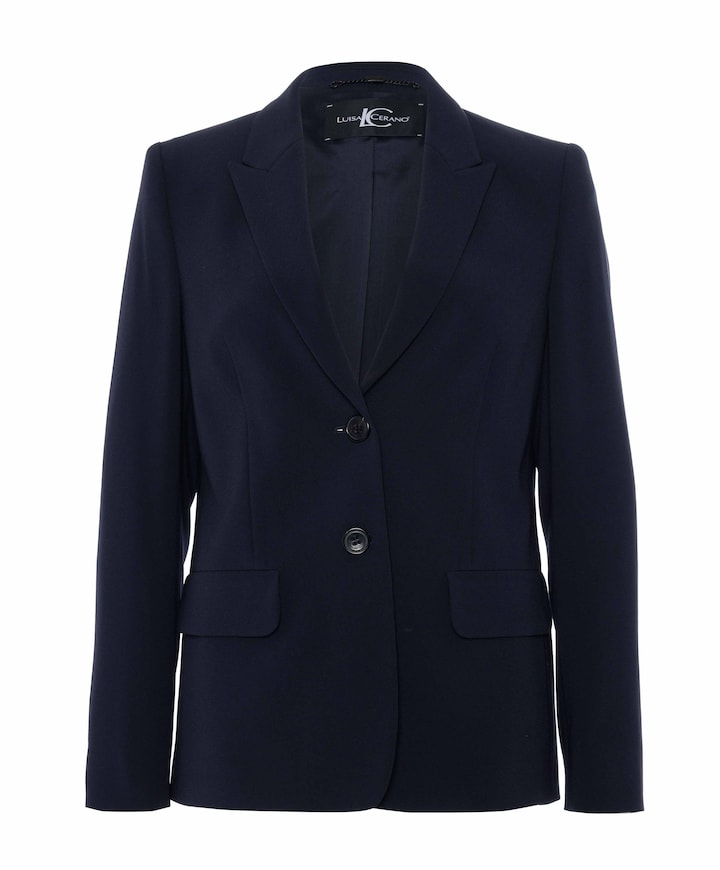 Dames blazer blauw