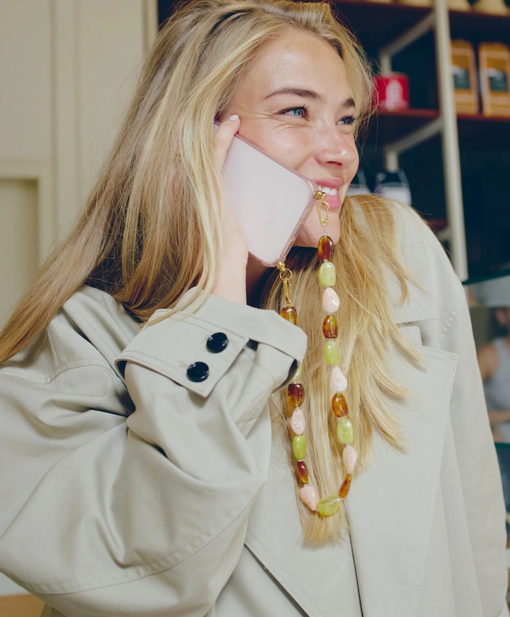 Telefoonkoord multicolor