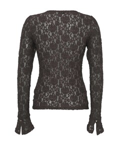 Dames top bruin
