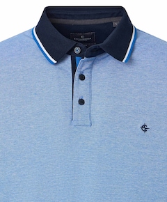 Heren polo blauw