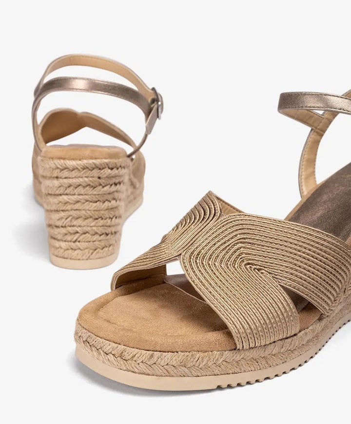 Ceresa dames sandalets goud