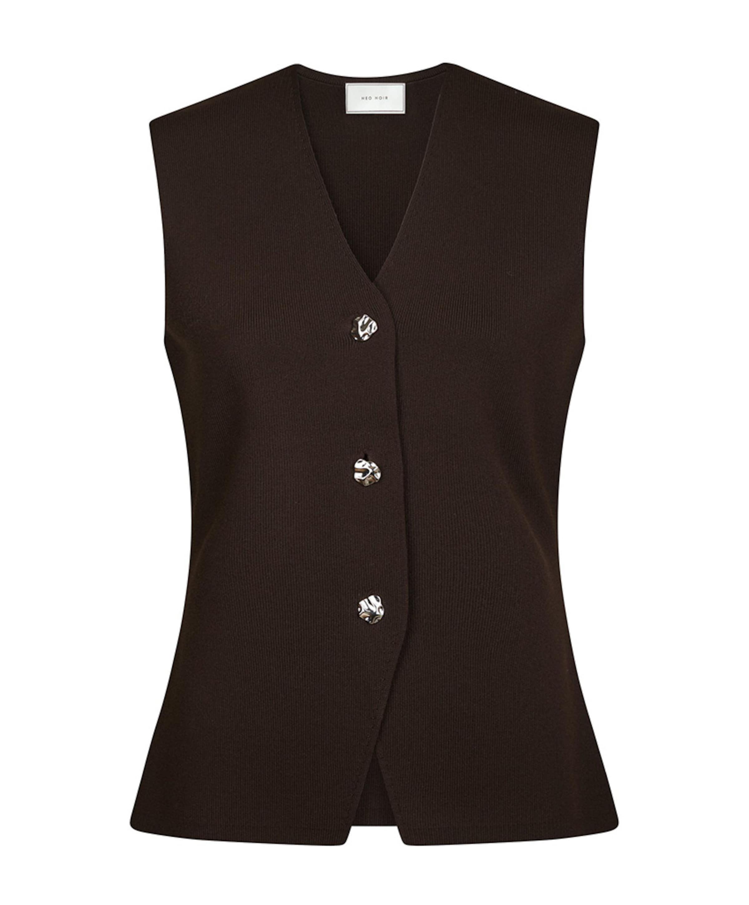 Dames gilet bruin