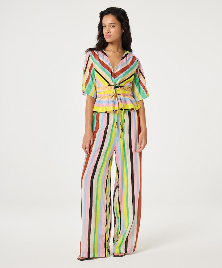 Dames blouse multicolor