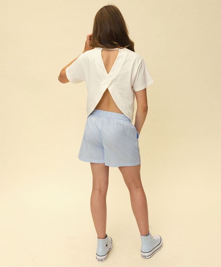 Meisjes T-shirt ecru