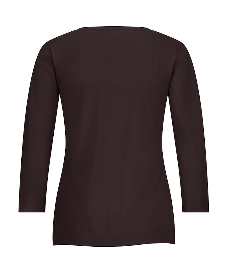 Dames longsleeve bruin
