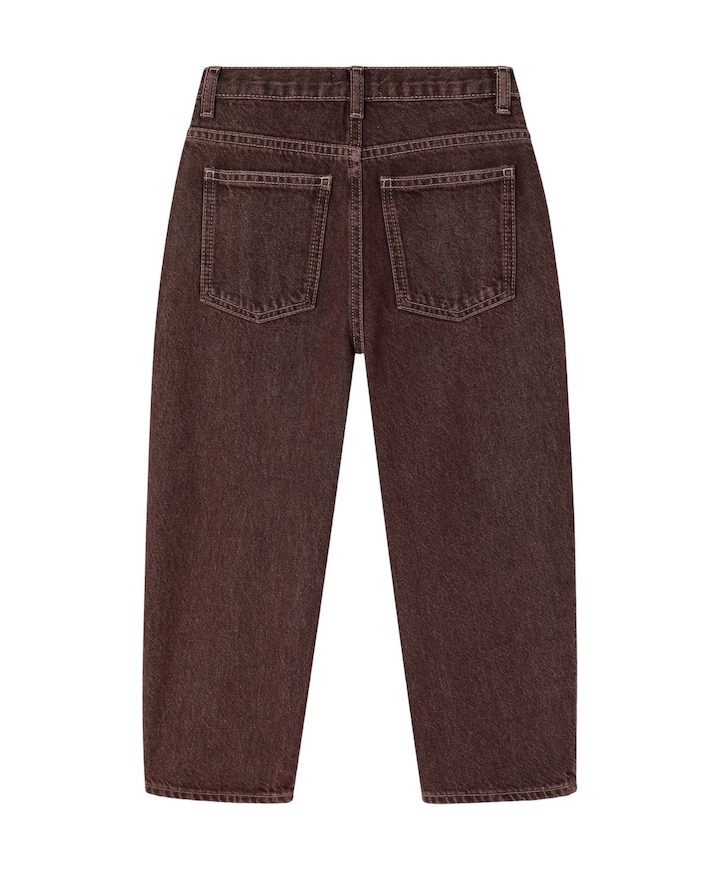 Oshow uniseks jeans  bruin