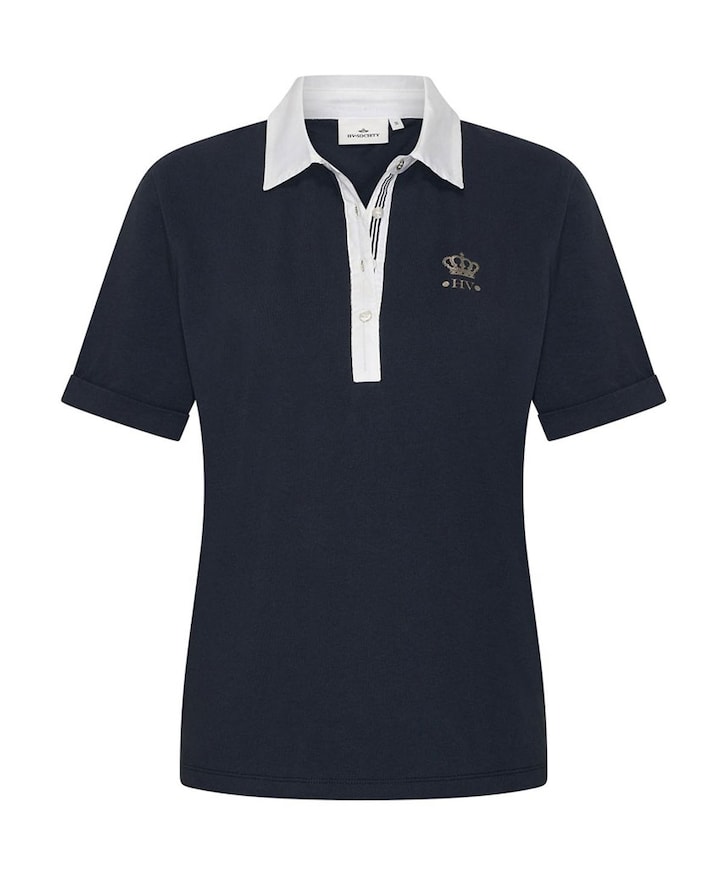 Dames polo blauw