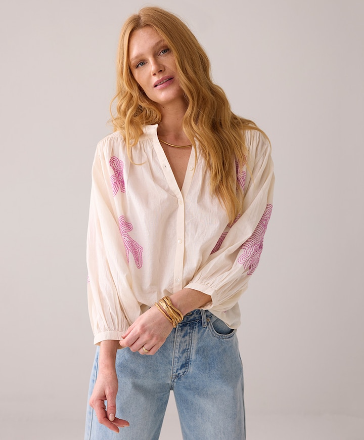 Blouse ecru