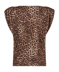 Dames top bruin