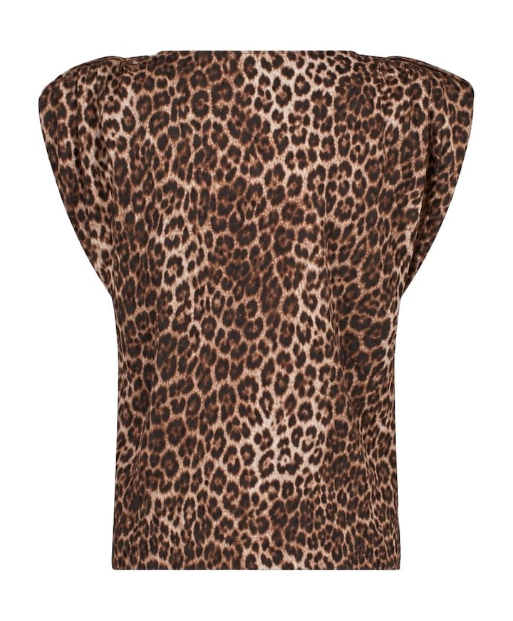 Dames top bruin