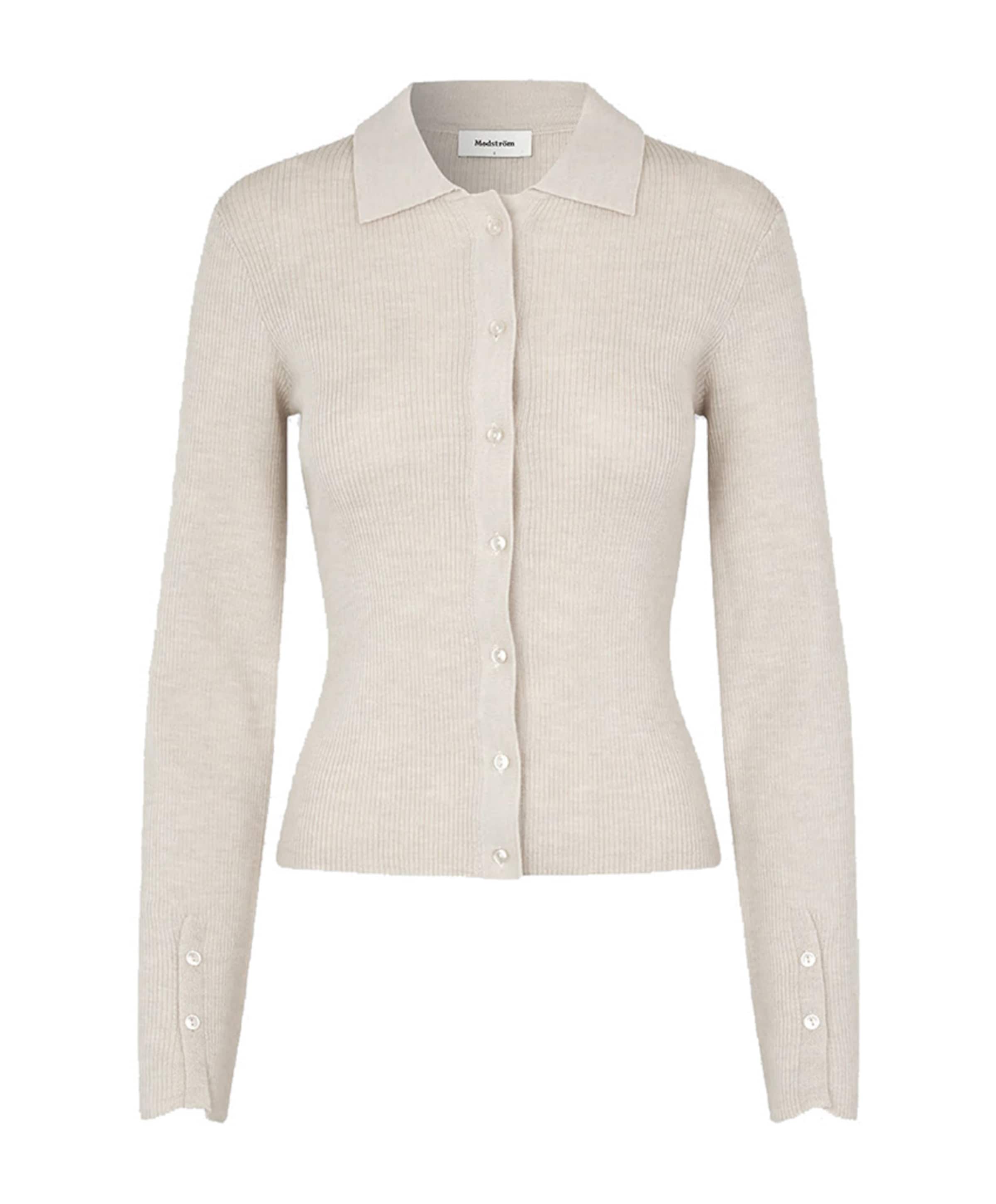 Dames vest beige