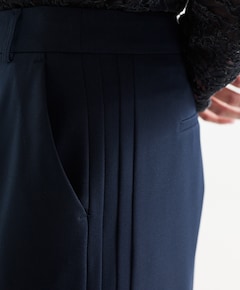 BERRA wb 403 extra wide leg long contrast ch dames broek blauw