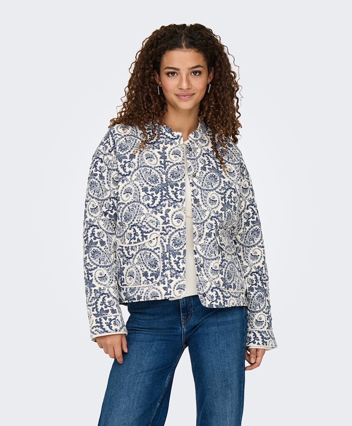 Dames jas blauw
