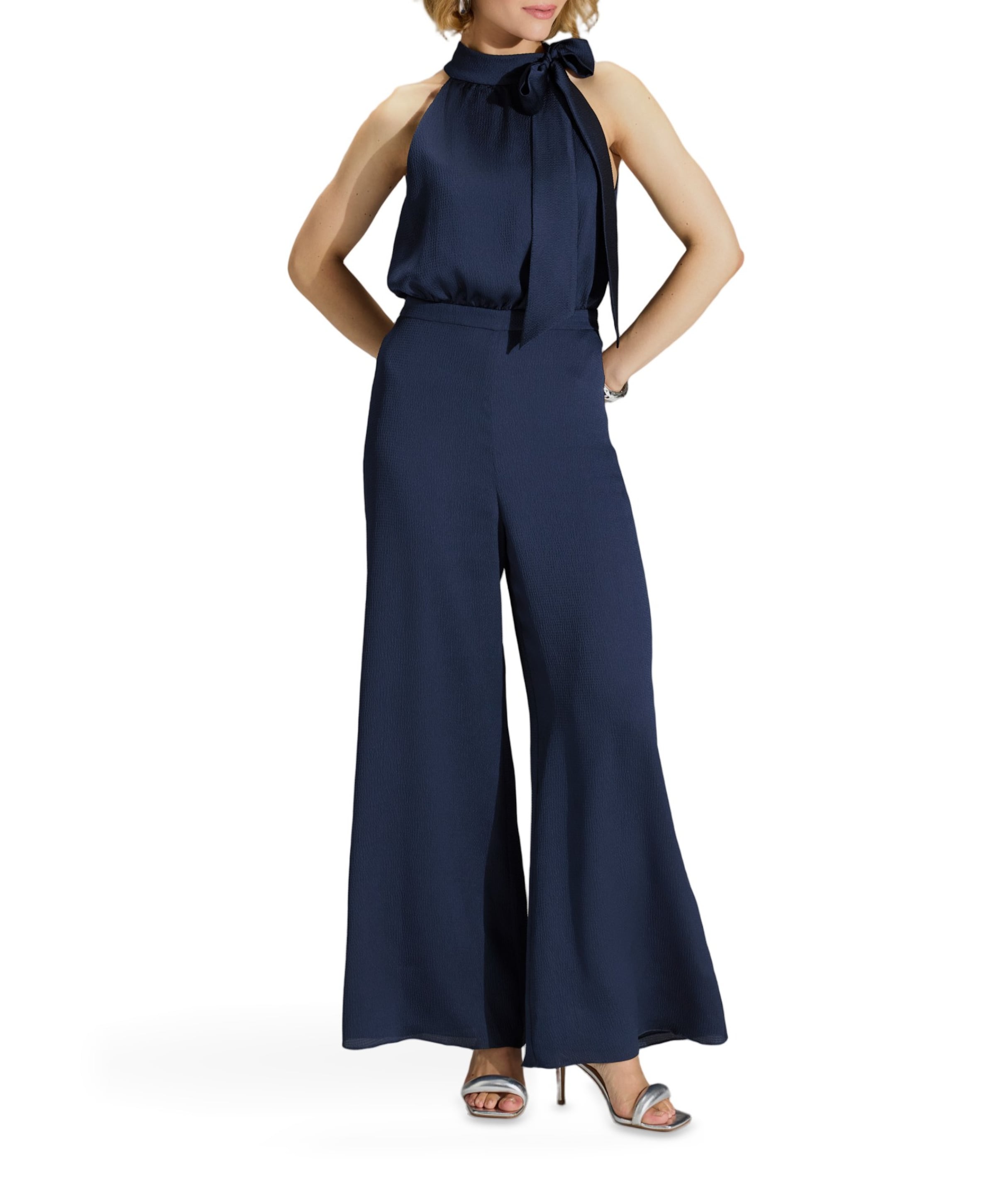 dames jumpsuit blauw