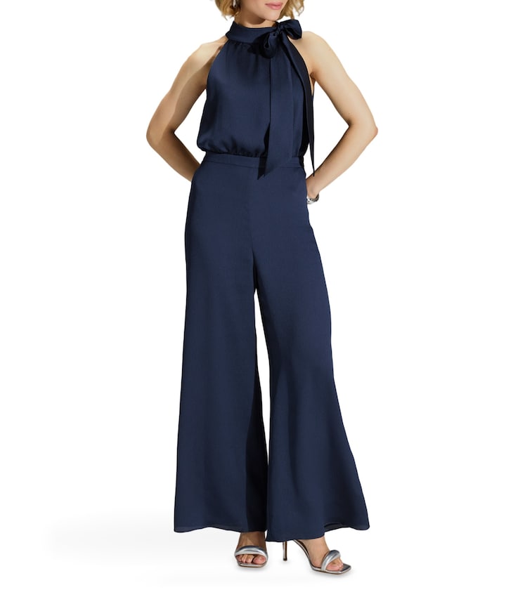 dames jumpsuit blauw