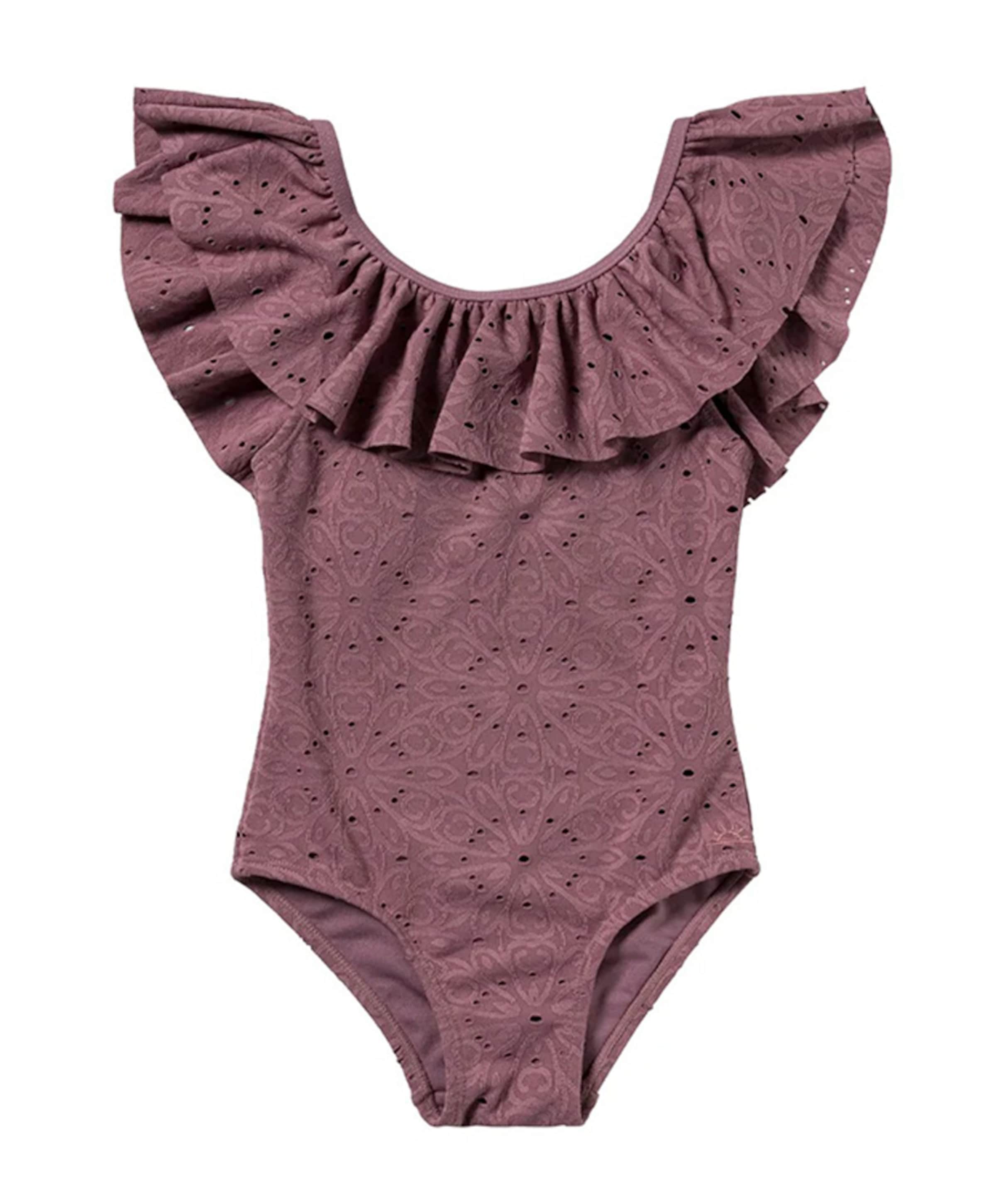 Meisjes badpak paars