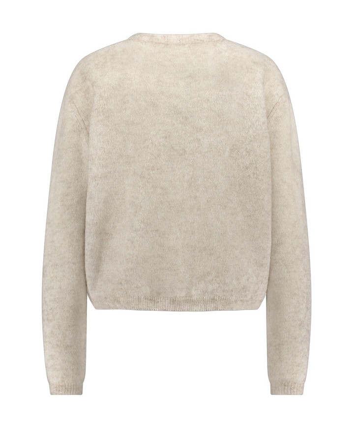 Dames vest ecru