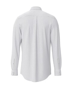 Heren overhemd lange mouw blauw