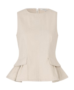 Dames top beige