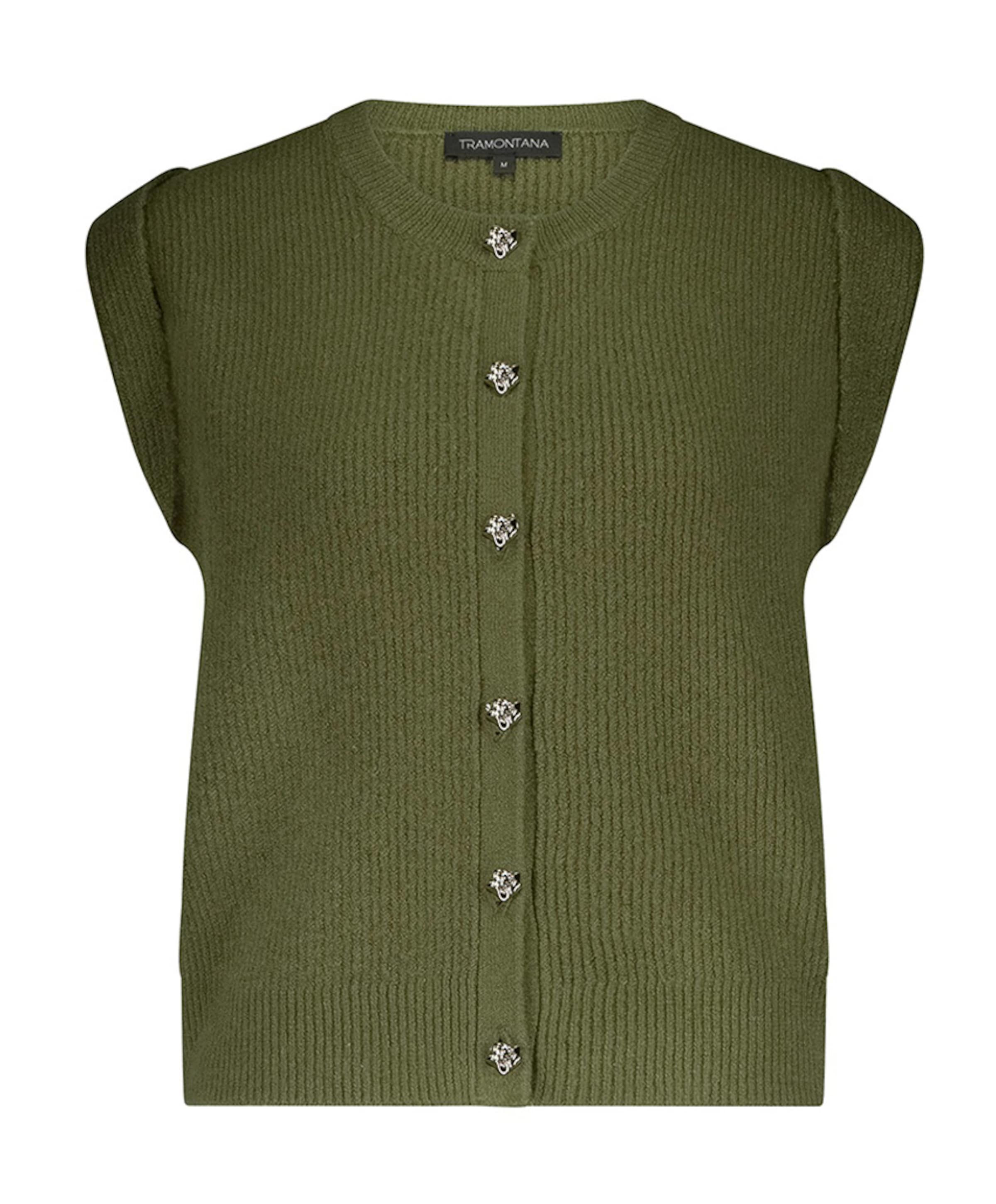 Dames vest groen