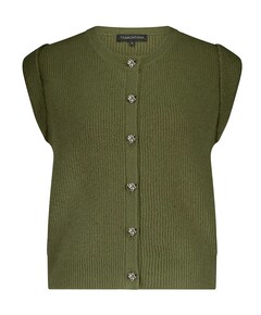 Dames vest groen