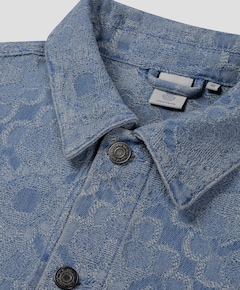 Heren overshirt blauw