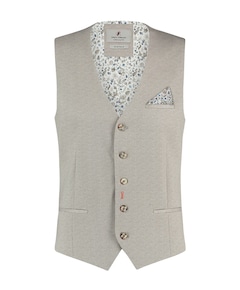 Heren gilet beige
