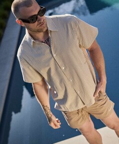 AIRFORCE SHWIMSHORT zwembroek beige