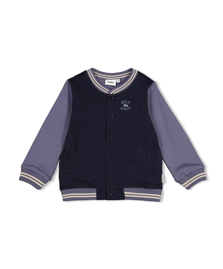 Jongens jas blauw