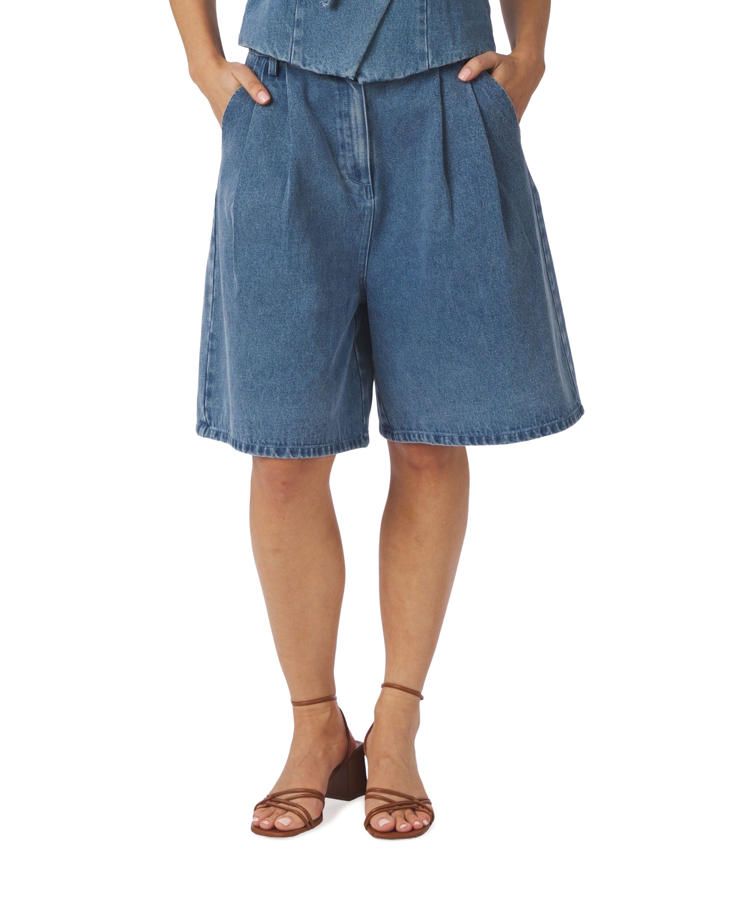Rosel dames jorts blauw