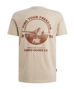 Heren T-shirt ecru