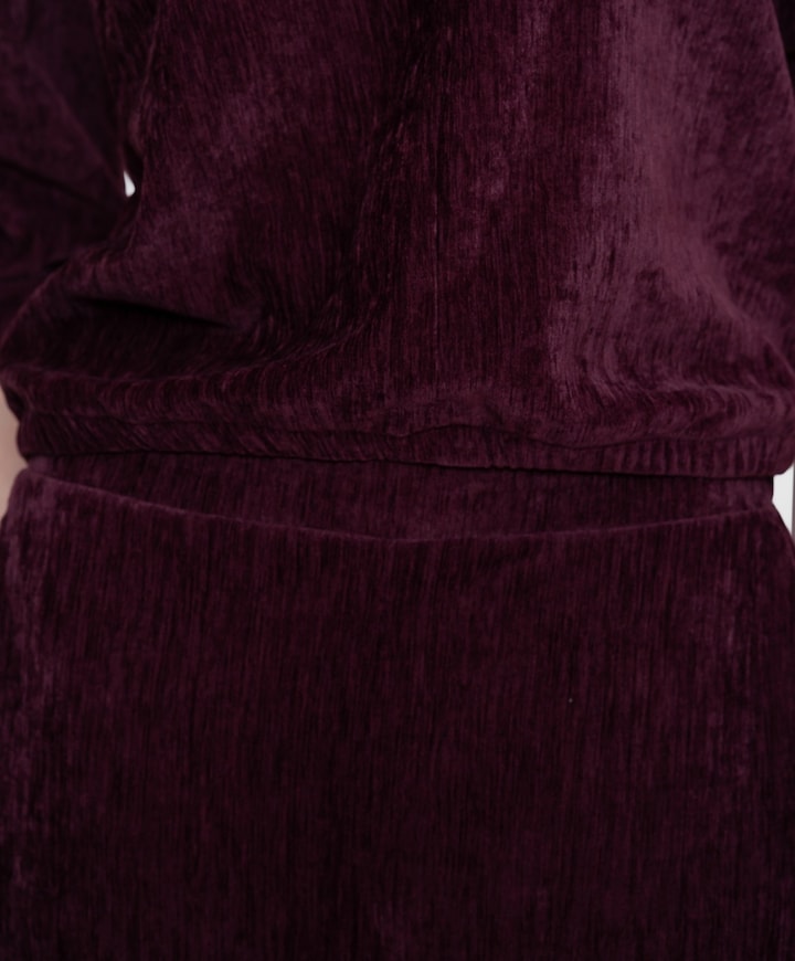 Dames blouse bordeaux