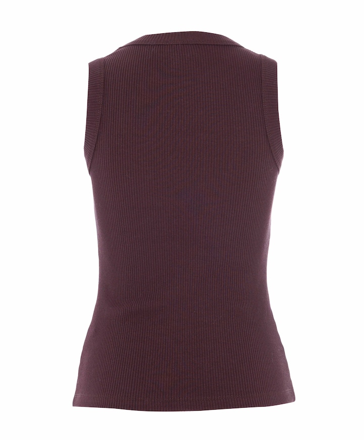 Dames top bruin